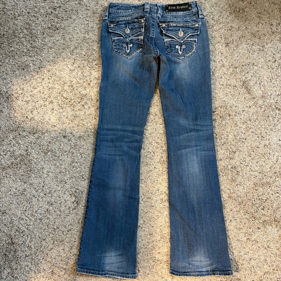 Rock Revival Celine Boot Cut Jeans Waist 27 EUC - Picture 5 of 16